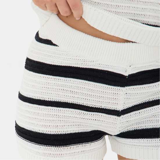 Knitted Stripe Short Knitted Stripe Short