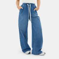Contrast Drawcord Denim Jogger Contrast Drawcord Denim Jogger