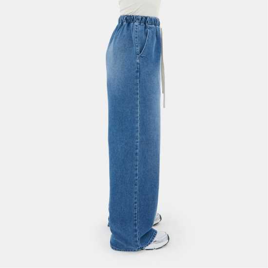 Contrast Drawcord Denim Jogger Contrast Drawcord Denim Jogger