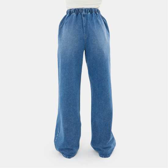 Contrast Drawcord Denim Jogger Contrast Drawcord Denim Jogger