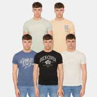 Haltecks 5 Pack T-Shirts  
