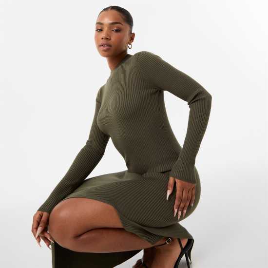 Дамски пуловери и жилетки Jack Wills Rib Maxi Dress Jack Wills Rib Maxi Dress Дамски пуловери и жилетки