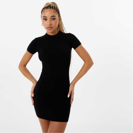 Дамски пуловери и жилетки Jack Wills Rib Dress Women Черно Jack Wills Rib Dress Women Черно Дамски пуловери и жилетки