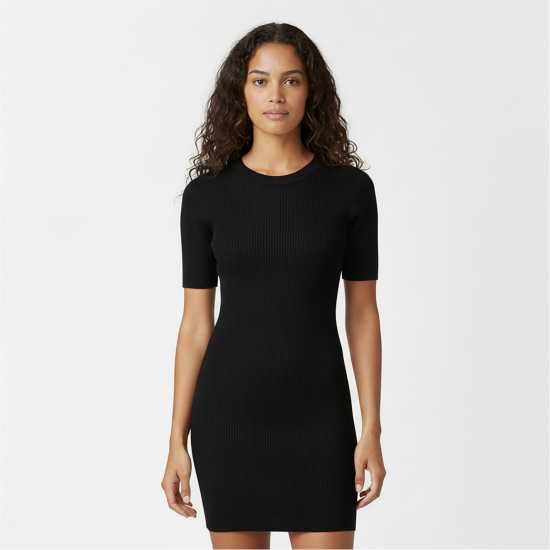 Jack Wills Travel Rib Dress Women Черно 