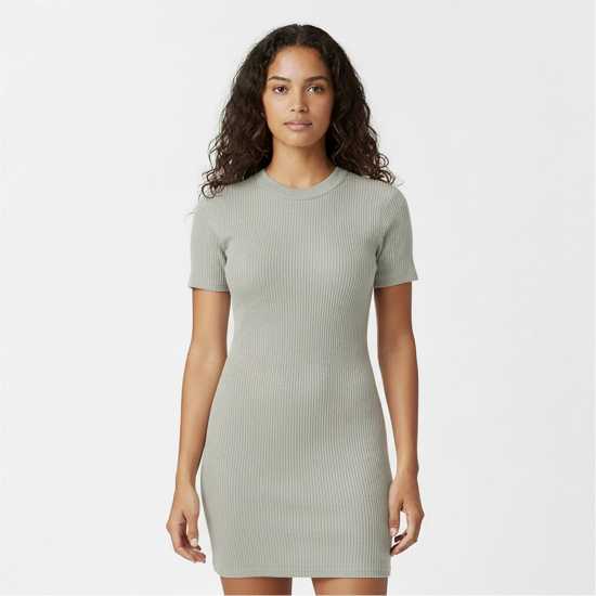 Jack Wills Travel Rib Dress Women Прани Хаки 