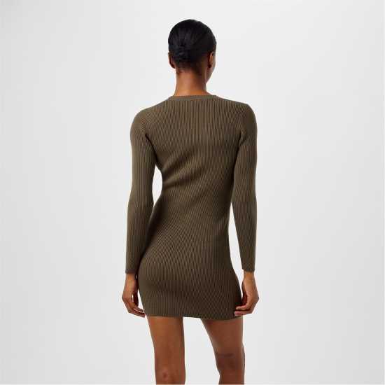 Дамски пуловери и жилетки Jack Wills Rib Mini Dress Хаки Jack Wills Rib Mini Dress Хаки Дамски пуловери и жилетки