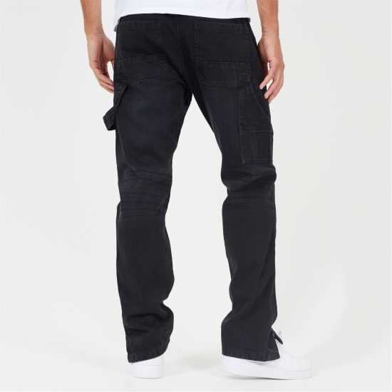 Brave Soul Bs Mens Loose Fit Carpenter Jean  