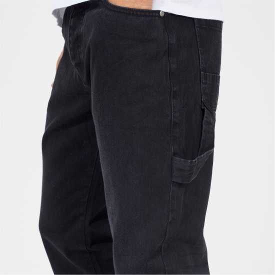 Brave Soul Bs Mens Loose Fit Carpenter Jean  