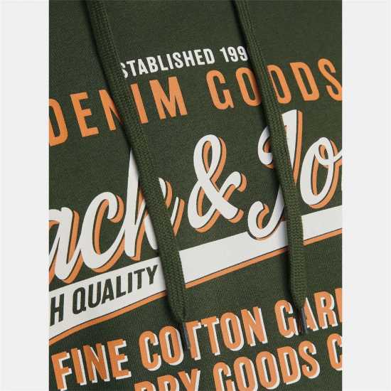 Jack And Jones Plus Size Logo Hoodie  