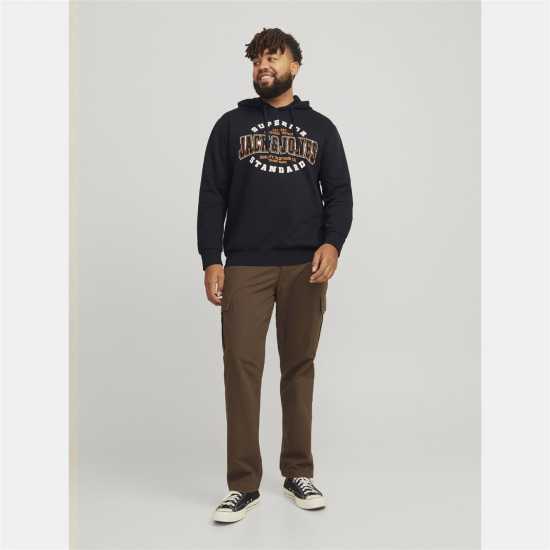 Jack And Jones Plus Size Logo Hoodie  