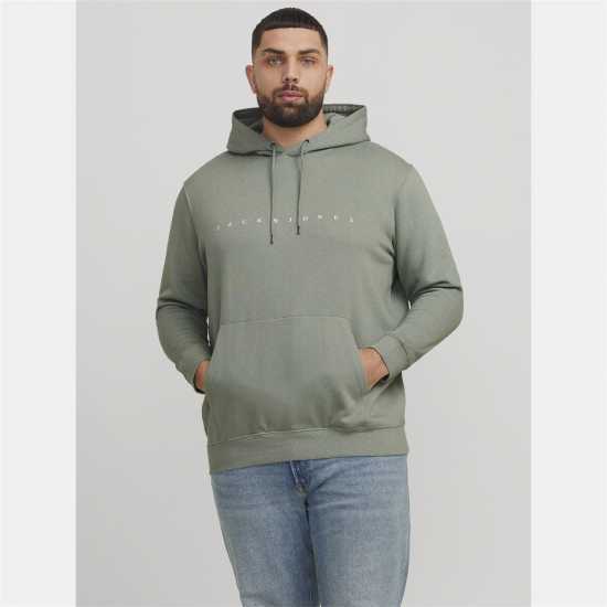 Jack And Jones Plus Size Star Hoodie  