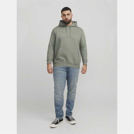 Jack And Jones Plus Size Star Hoodie  