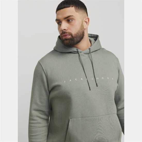 Jack And Jones Plus Size Star Hoodie  