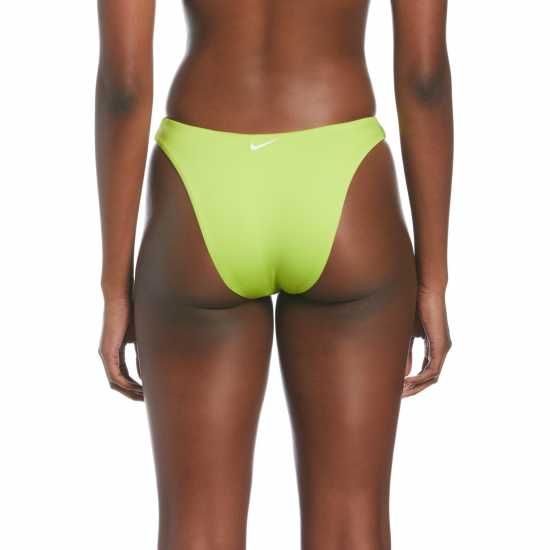 Nike Дамско Долнище На Бански Оформящо Талията Reversible High Waisted Bikini Bottoms Womens Атомно зелено Дамски бански