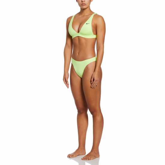Nike Дамско Долнище На Бански Оформящо Талията Reversible High Waisted Bikini Bottoms Womens Volt Glow - Дамски бански
