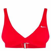 Nike Bralette Bikini Top Ld41 Brght Crimson Дамски бански