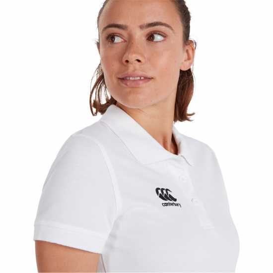 Canterbury Блуза С Яка Waimak Polo Shirt White Дамски тениски с яка