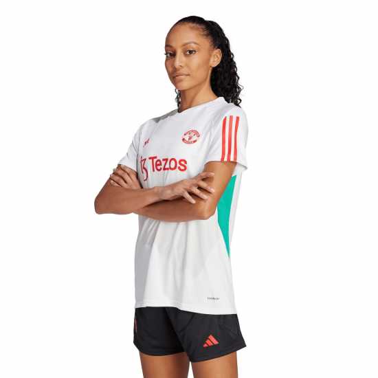 Adidas Manchester United Training Jersey 2023 2024 Womens  Дамски тениски и фланелки