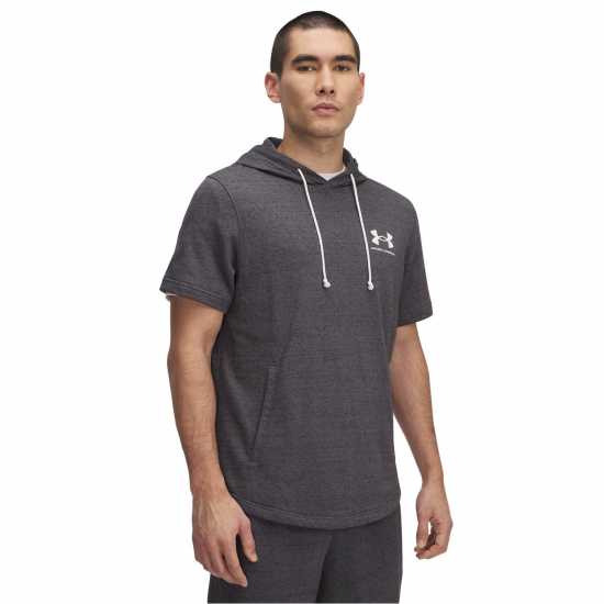 Under Armour Rival Ss Hoodie Men's Gray 