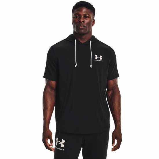 Under Armour Rival Ss Hoodie Men's Black Under Armour Rival Ss Hoodie Men's Black