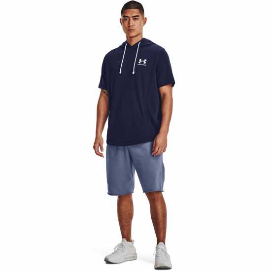 Under Armour Rival Ss Hoodie Men's Blue Under Armour Rival Ss Hoodie Men's Blue
