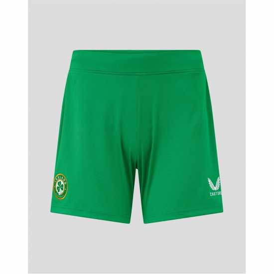 Castore Ireland Home Shorts 2023 Womens Castore Ireland Home Shorts 2023 Womens
