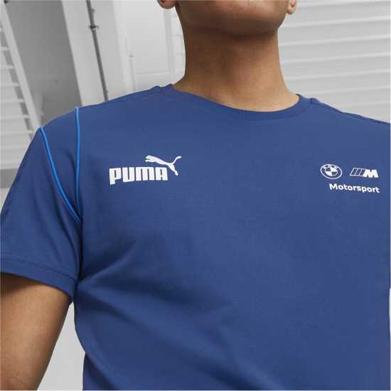 Puma Мъжка Риза Bmw Ms Mt7 T-Shirt Mens Pro Blue-M Clr Мъжко облекло за едри хора