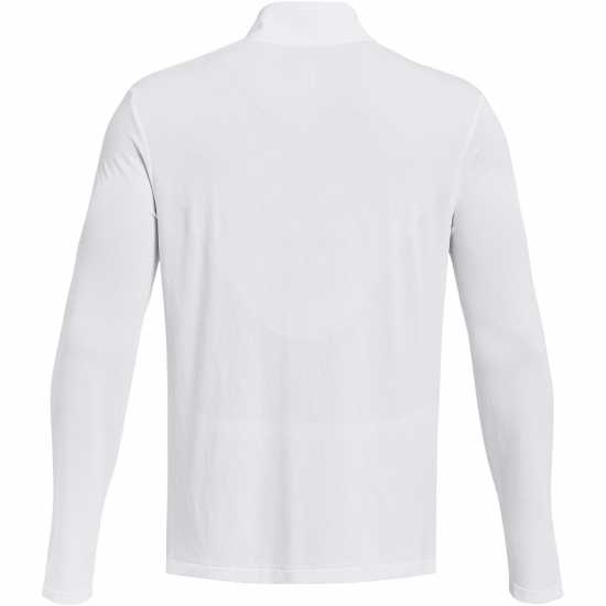 Under Armour Seamless Stride ¼ Zip White/Reflect Мъжки полар