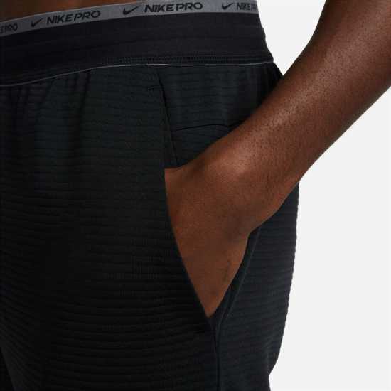 Nike Pro Men's Fleece Fitness Pants Black/Grey Мъжки меки спортни долнища