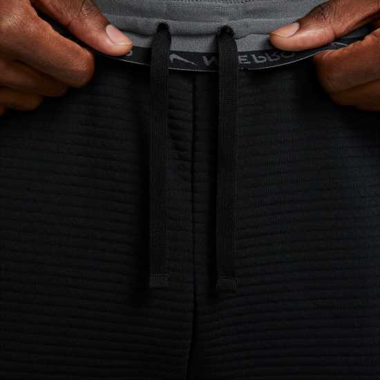 Nike Pro Men's Fleece Fitness Pants Black/Grey Мъжки меки спортни долнища