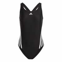 Adidas Дамски Бански Костюм 3 Stripe Swimsuit Ladies  Дамски бански