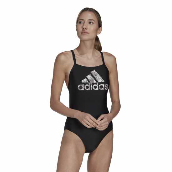 Adidas Big Logo Swimsuit Womens  - Дамски бански