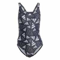 Adidas 3 Bar Logo Graphic Swimsuit Womens  Дамски бански