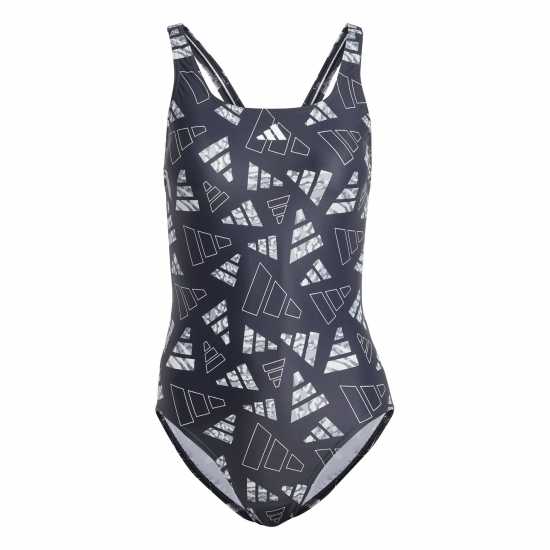Adidas 3 Bar Logo Graphic Swimsuit Womens  Дамски бански