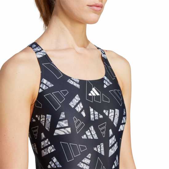 Adidas 3 Bar Logo Graphic Swimsuit Womens  Дамски бански