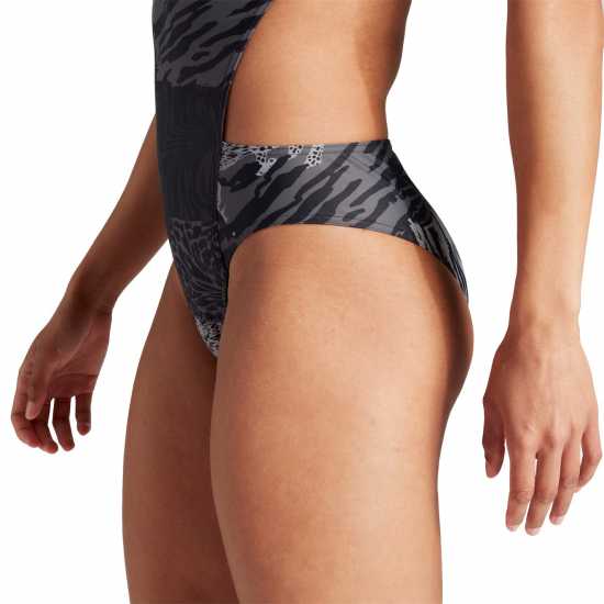 Adidas Allover Graphic Swimsuit Womens  - Дамски бански