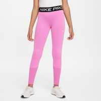 Nike Pro Girls Tights Pink Дрехи за фитнес