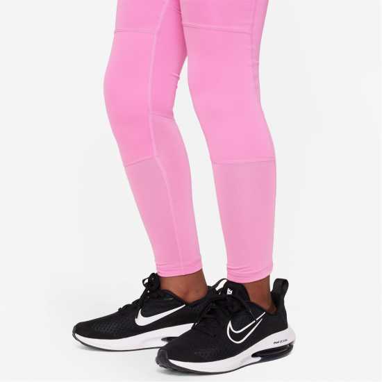 Nike Pro Girls Tights Pink Дрехи за фитнес