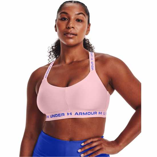 Under Armour Armour Crossback Low Impact Sports Bra Pink Спортни сутиени