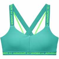 Under Armour Armour Crossback Low Impact Sports Bra Neptune/Lime Спортни сутиени