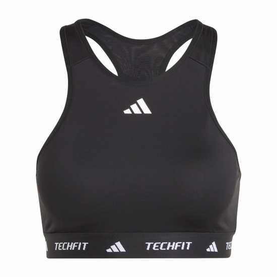 Adidas Techfit Womens Medium Support High Neck Sports Bra  