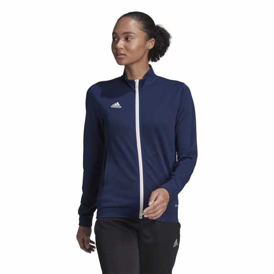 Adidas Спортно Горнище Ent22 Track Jacket Womens Navy Blue Дамски суичъри и блузи с качулки