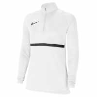 Nike Women's Layer Top White/Black Дамски горнища с цип
