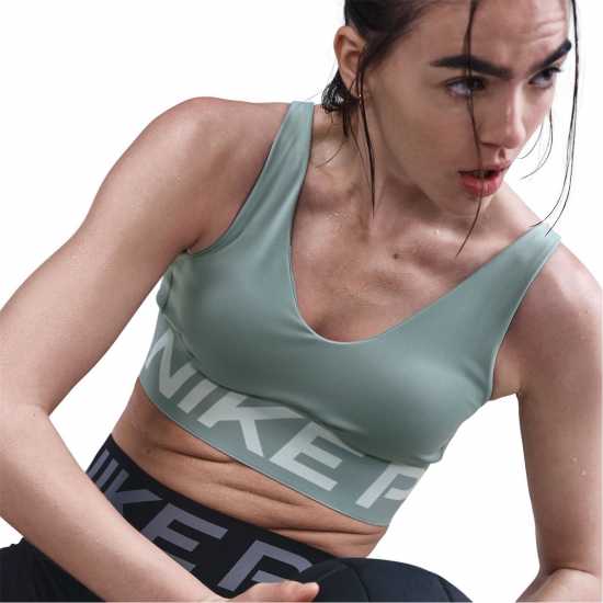 Nike Indy Plunge Bra Ld61 Канон/Бяло 