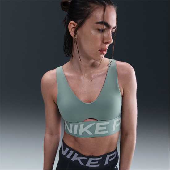 Nike Indy Plunge Bra Ld61 Канон/Бяло 
