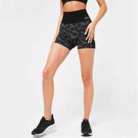Everlast Camo 3 Inch Shorts Black Дамски клинове за фитнес