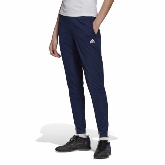 Adidas Entrada 22 Slim Fit Track Pant Ladies Navy Blue Футболни тренировъчни долнища