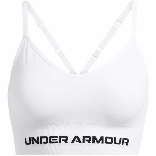 Under Armour Armour Vanish Seamless Low Bra Impact Sports Womens Бяло Спортни сутиени