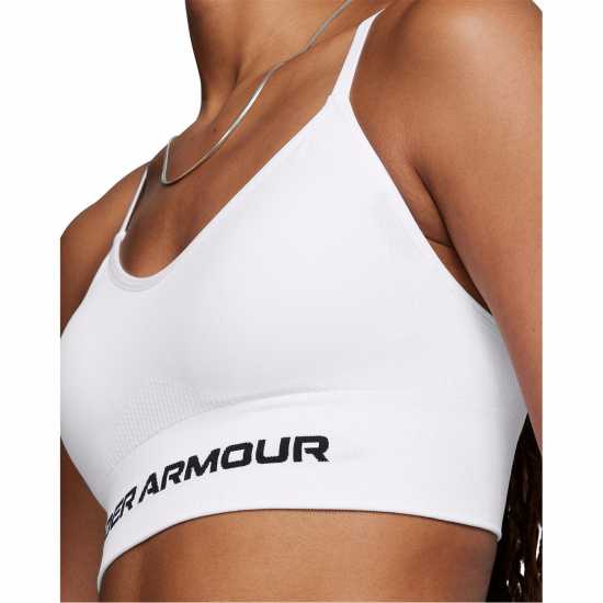 Under Armour Armour Vanish Seamless Low Bra Impact Sports Womens Бяло Спортни сутиени