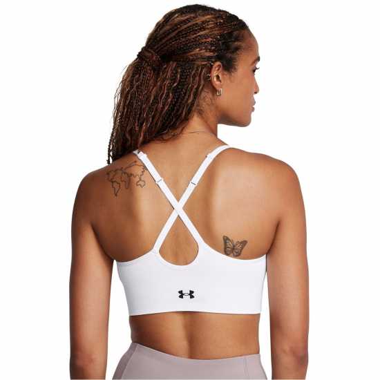 Under Armour Armour Vanish Seamless Low Bra Impact Sports Womens Бяло Спортни сутиени